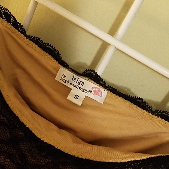 Leigh Bantivoglio black lace adjustable thin strap - Picture 2 of 4